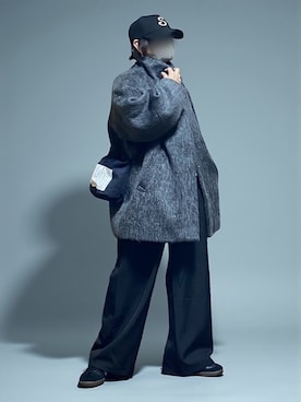 「アイテム（ステンカラーコート）」を使った、sc___dyさん（レディース・156cm）の秋コーディネート