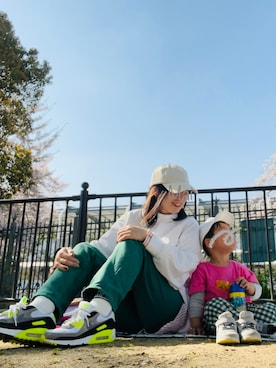 「AIRMAX90」｜mai✺maiさん（レディース・158cm）の春コーディネート
