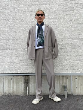 _ryo_kimさん（メンズ・175cm）の夏コーディネート