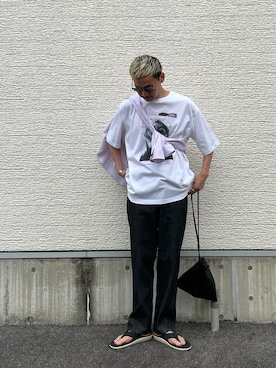 _ryo_kimさん（メンズ・175cm）の夏コーディネート