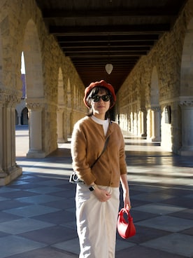 「アイテム（帽子）」を使った、-Lemonster-さん（レディース・164cm）の秋コーディネート