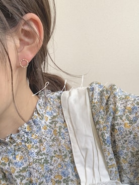 「Samansa Mos2 blue（サマンサモスモスブルー）のアイテム（その他トップス）」を使った、myonさん（レディース・167cm）の冬コーディネート