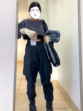 「アイテム（ブーティ）」を使った、𓃶.꙳さん（レディース・162cm）の秋コーディネート