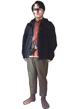 「WEGO（ウィゴー）のアイテム（ナイロンジャケット）」を使った、でんさん（メンズ・171cm）の秋コーディネート