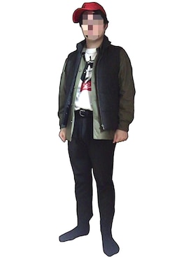 「キヤップ」｜「アイテム（ジャケット/アウター）」を使った、でんさん（メンズ・171cm）の秋コーディネート