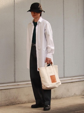 「Paraboot（パラブーツ）の【Paraboot】CHAMBORD　パラブーツ　シャンボード（ドレスシューズ）」を使った、shin.さん（メンズ・167cm）の春コーディネート