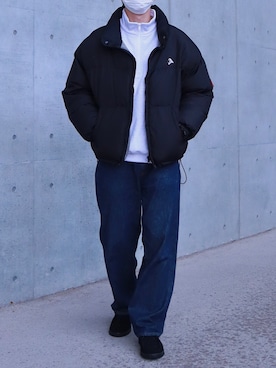 「UNIVERSAL PRODUCTS（ユニバーサルプロダクツ）のアイテム」を使った、Rさん（メンズ・179cm）の冬コーディネート