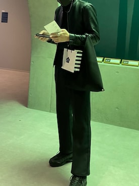 「LIDNM（リドム）のアイテム（ライダースジャケット）」を使った、yoshiさん（メンズ・168cm）の秋コーディネート