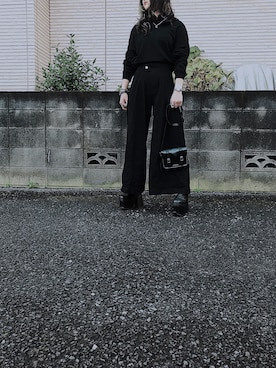 「Jeffrey Campbell（ジェフリーキャンベル）のアイテム（ブーツ）」を使った、Reiさん（レディース・157cm）の秋コーディネート