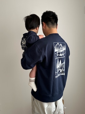 「アイテム（ロンパース）」を使った、omikuさん（メンズ・170cm）の秋コーディネート