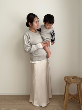 「アイテム（ロンパース）」を使った、omikuさん（レディース・152cm）の秋コーディネート