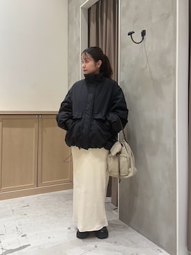 「アイテム（トートバッグ）」を使った、omikuさん（レディース・152cm・20代）の秋コーディネート