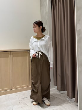 「カーゴパンツ」｜omikuさん（レディース・152cm・20代）の秋コーディネート