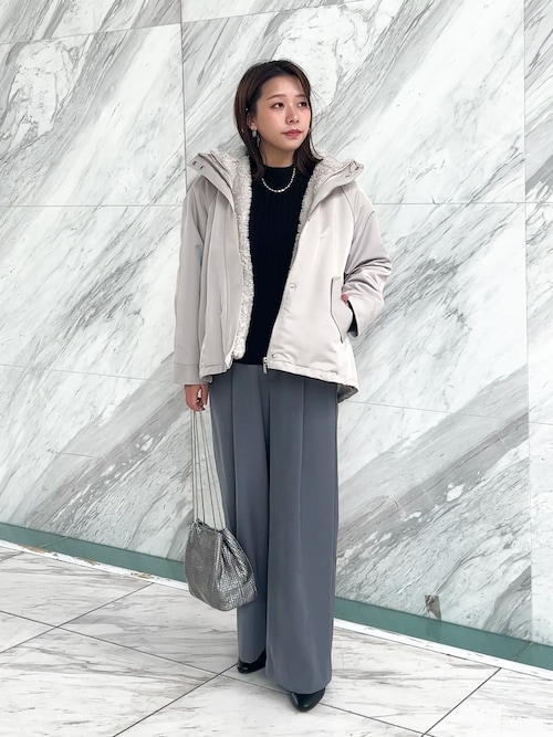 grove（グローブ） ワイドパンツ パンツ きれい見えとリラックス感を