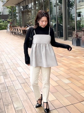 「アイテム（その他トップス）」を使った、ちびゆきさん（レディース・152cm・20代）の秋コーディネート