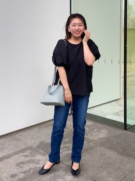 「ボストンバッグ」｜ちびゆきさん（レディース・152cm）の夏コーディネート