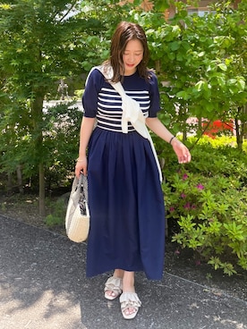 「カーディカン」｜ちびゆきさん（レディース・152cm）の春コーディネート