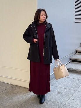 「grove（グローブ）のアイテム」を使った、ちびゆきさん（レディース・152cm）の冬コーディネート