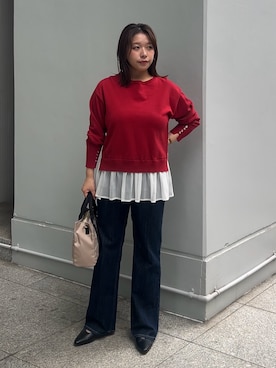 「grove（グローブ）のアイテム」を使った、ちびゆきさん（レディース・152cm）の秋コーディネート