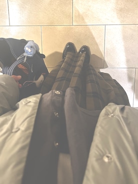 「FORK&SPOON（フォークアンドスプーン）のアイテム」を使った、ukaさん（レディース・160cm）の冬コーディネート