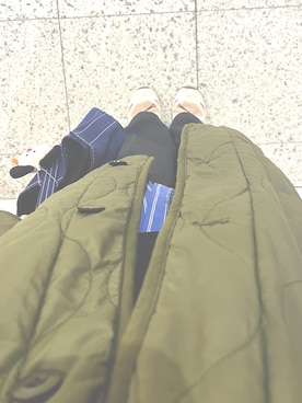 「DANTON（ダントン）のアイテム（バッグ）」を使った、ukaさん（レディース・161cm）の春コーディネート