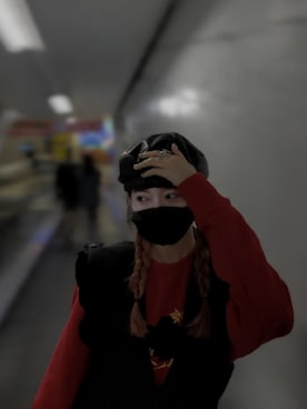 「oversize」｜「アイテム（ジャケット/アウター）」を使った、Eileen / アイリーンさん（レディース・158cm）の秋コーディネート