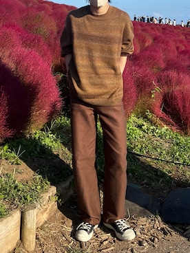 「Acne Studios（アクネストゥディオズ）のアイテム（シューズ）」を使った、shuさん（メンズ・172cm）の秋コーディネート