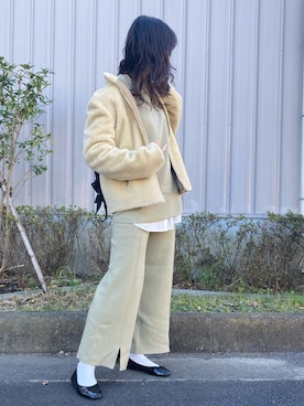 「EMMA  CLOTHES」｜「アイテム（バレエシューズ）」を使った、nareさん（レディース・169cm）の秋コーディネート