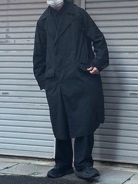 「TEATORA（テアトラ）のアイテム（その他アウター）」を使った、しばたいさん（メンズ・173cm）の秋コーディネート