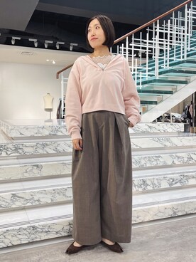 「IENA LA BOUCLE（イエナラブークル）のアイテム」を使った、otaさん（レディース・168cm）の夏コーディネート