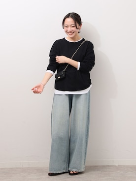 RINさん（レディース・157cm）の冬コーディネート