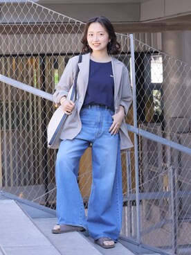 RINさん(レディース・157cm)の春コーディネート