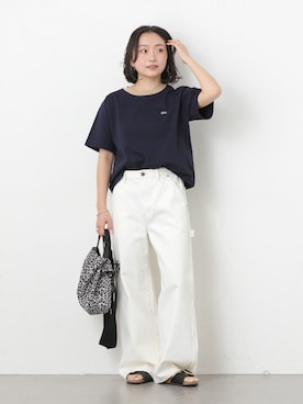「Drifter（ドリフター）のアイテム」を使った、RINさん（レディース・157cm）の春コーディネート