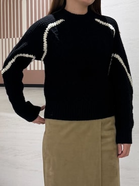 「AJUGA.（アジュガ）のアイテム」を使った、AJUGA.スタッフさん（レディース・159cm）の秋コーディネート