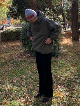 「Big John（ビッグジョン）のアイテム」を使った、Ryoさん（メンズ・174cm）の冬コーディネート