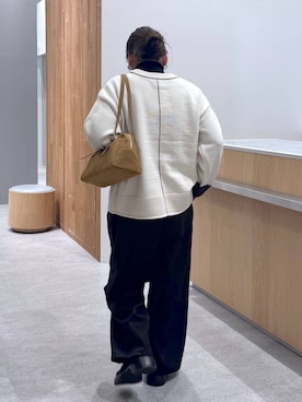 「アイテム（レインシューズ）」を使った、muuu805 さん（レディース・159cm）の冬コーディネート