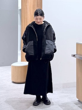 「アイテム（ワンピース/ドレス）」を使った、muuu805 さん（レディース・159cm・30代）の冬コーディネート