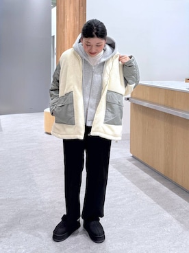 「アイテム（ブルゾン）」を使った、muuu805 さん（レディース・159cm・30代）の秋コーディネート