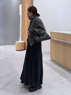 「アイテム（ボストンバッグ）」を使った、muuu805 さん（レディース・159cm・30代）の秋コーディネート