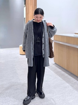 「アイテム（ネックレス）」を使った、muuu805 さん（レディース・159cm・30代）の秋コーディネート