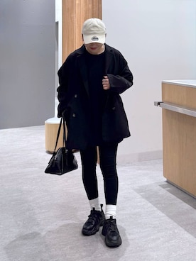 「アイテム（レギンス/スパッツ）」を使った、muuu805 さん（レディース・159cm）の秋コーディネート