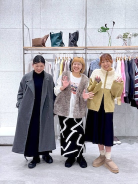 「アイテム（ステンカラーコート）」を使った、muuu805 さん（レディース・159cm・30代）の秋コーディネート