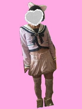 「アイテム（レッグウェア）」を使った、♡♡♡りるめろちゃん♡♡♡さん（メンズ・162cm）の秋コーディネート