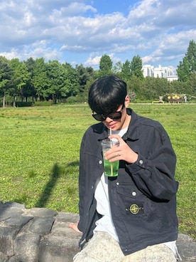 「アイテム（リング）」を使った、상현さん（メンズ・186cm・10代）の秋コーディネート