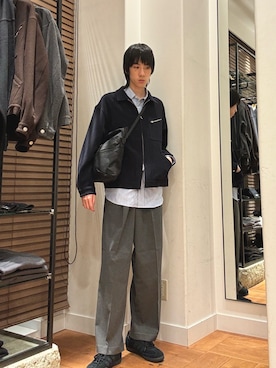 nihonさん（メンズ・183cm）の冬コーディネート