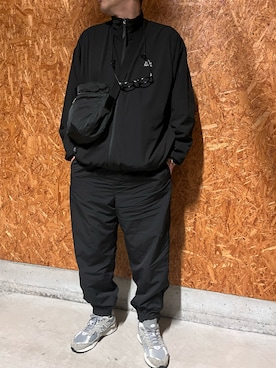 「アイテム（ノーカラージャケット）」を使った、odd10976さん（メンズ・186cm）の冬コーディネート