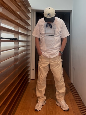 「アイテム（キャップ）」を使った、odd10976さん（メンズ・186cm）の夏コーディネート