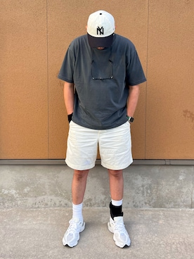 「アイテム（Tシャツ/カットソー）」を使った、odd10976さん（メンズ・186cm）の夏コーディネート