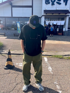 「アイテム（デジタル腕時計）」を使った、odd10976さん（メンズ・186cm）の秋コーディネート