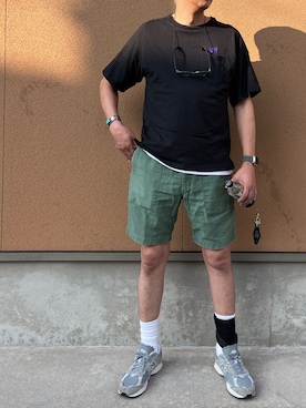 「アイテム（トップス）」を使った、odd10976さん（メンズ・186cm）の夏コーディネート